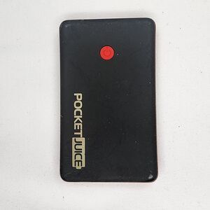 Pocket Juice high quality 4000 Mah 2X Extra chargesSlim Powerbank - Black